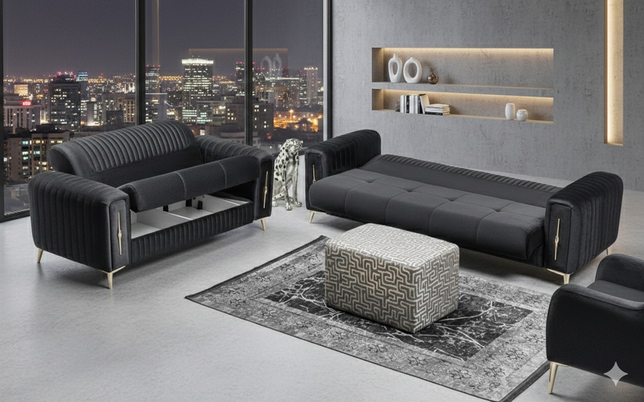 Karizma Sofa Set – Luxury 3-Seater & 2-Seater