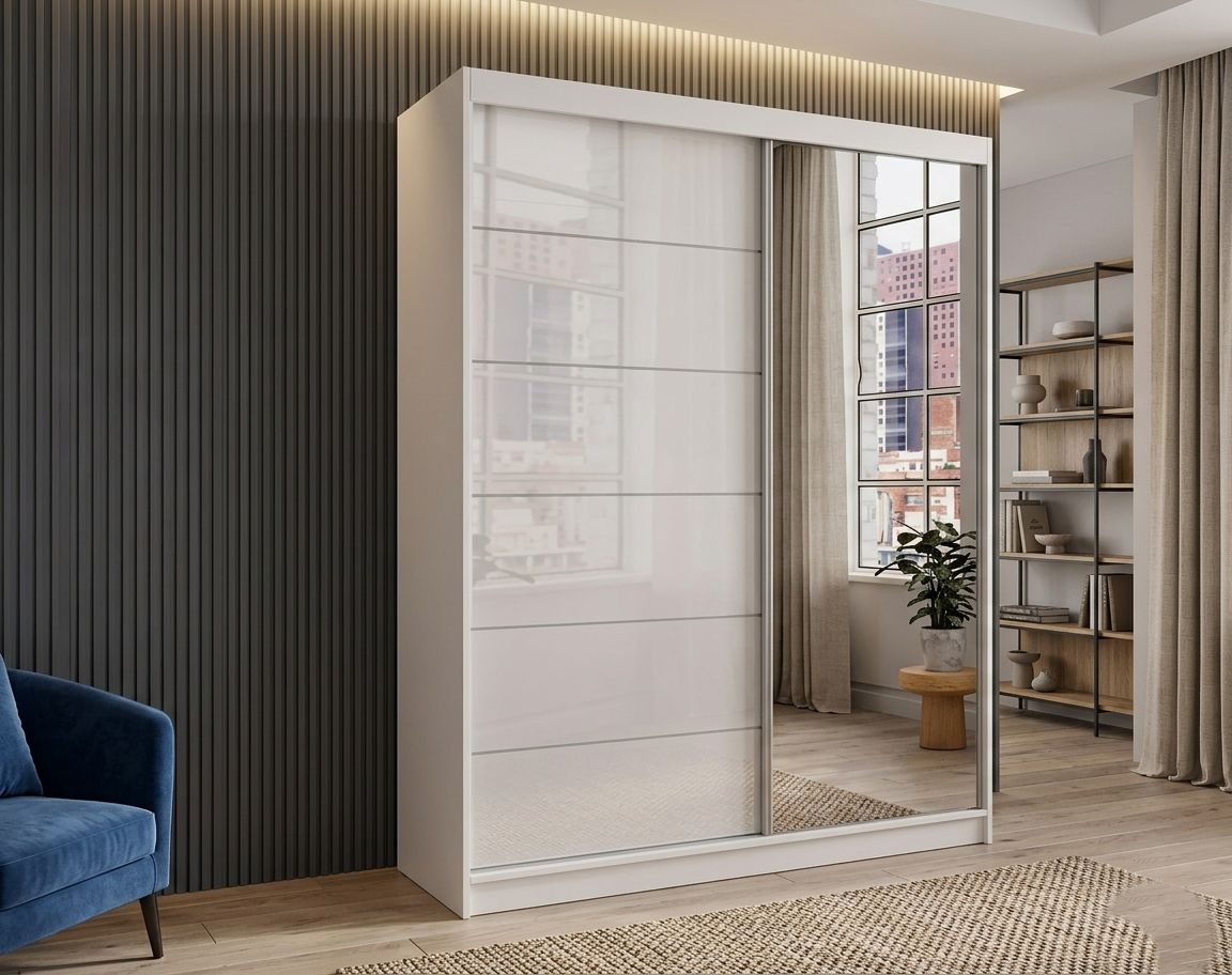 Infinity High Gloss Wardrobe