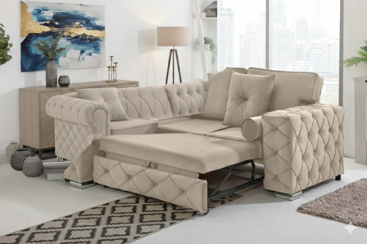 Milton 1c2 Corner Fullback - Sofa Bed