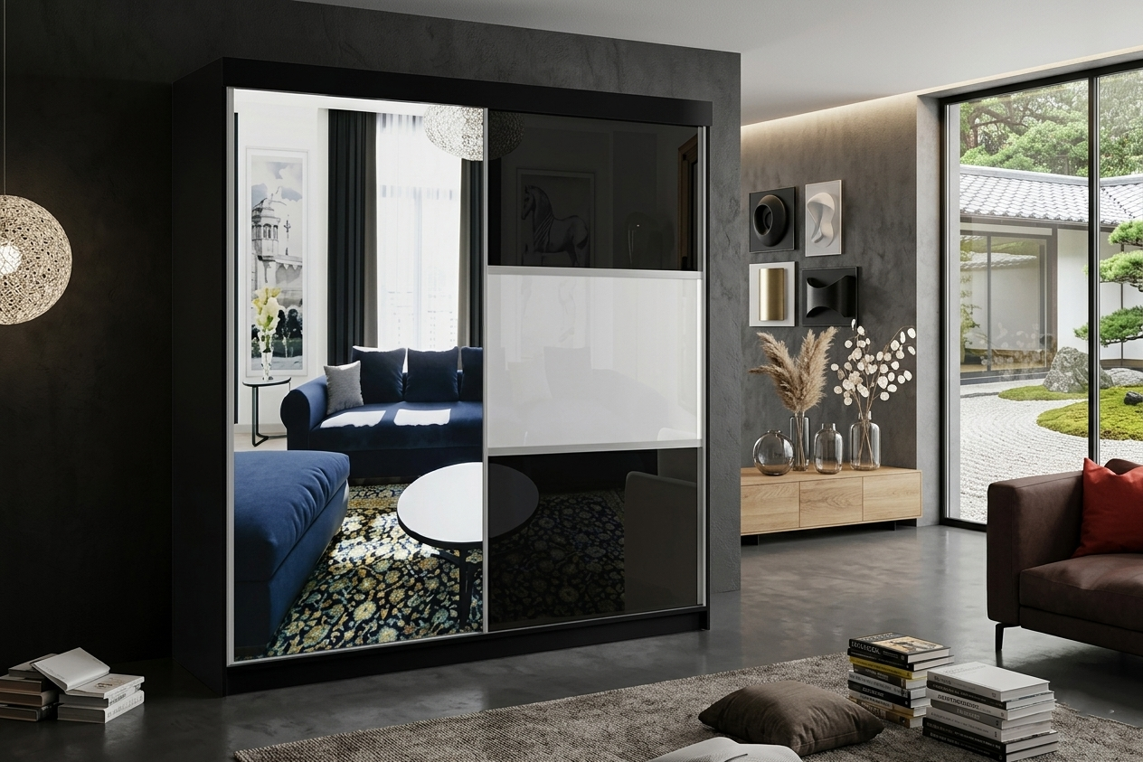 Manhattan Sliding Mirror Wardrobe