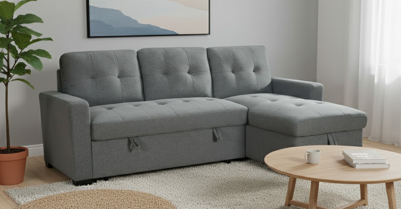 Alder Sofabed Grey Universal Corner