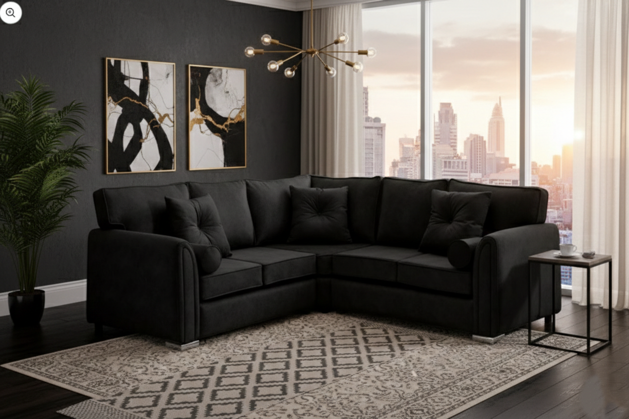 Chiswick Corner Fullback - Bolster / Buttoned Cushions